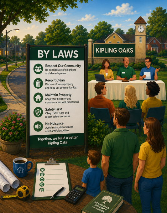 Kipling Oaks HOA by laws documentation